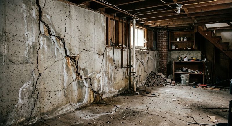 Basement Crack Repair in Martinsville, VA