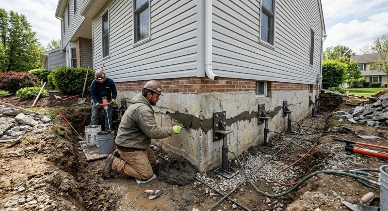 Basement Foundation Repair in Dry Fork, VA