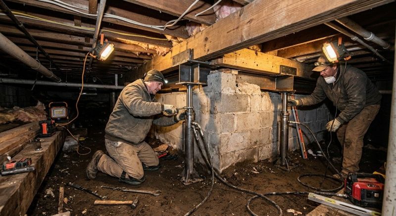 Basement Foundation Repair in Dry Fork, VA