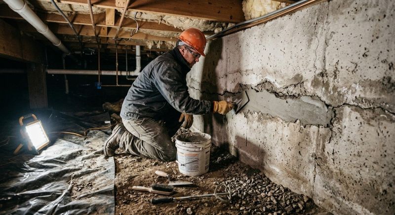 Basement Foundation Repair in Franklin County, VA