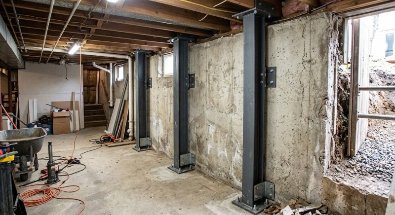 Basement Stabilization in Martinsville, VA
