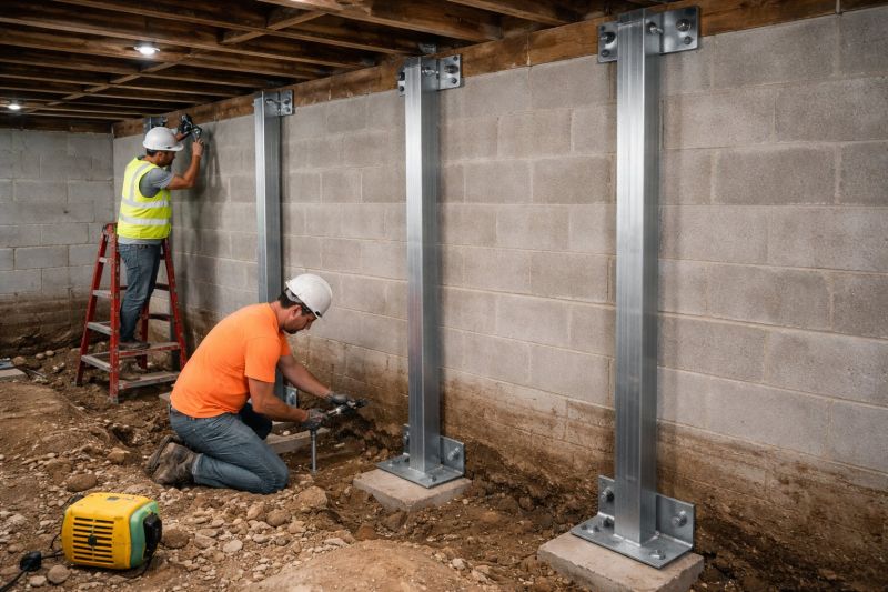 Basement Stabilization in Martinsville, VA