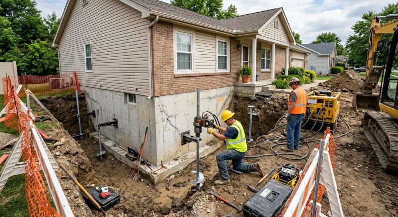 Building Foundation Repair in Ruffin, NC