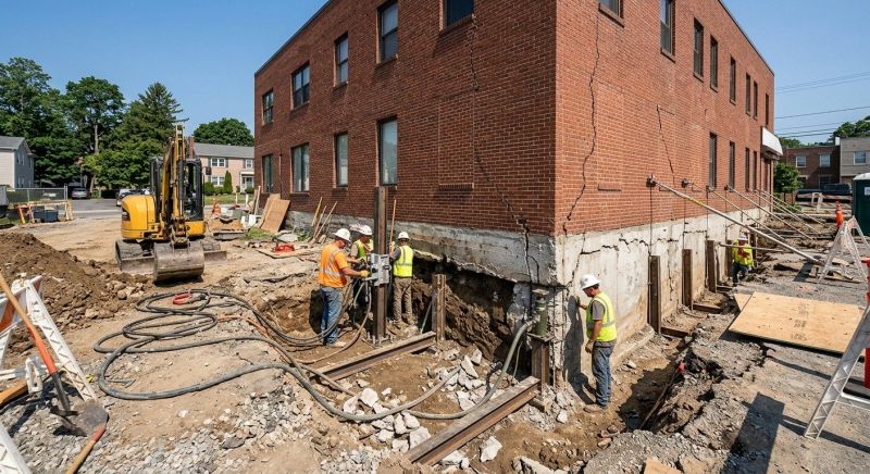 Building Foundation Repair in Stuart, VA