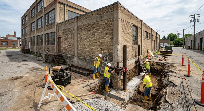 Commercial Foundation Repair in Martinsville, VA