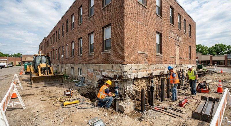 Commercial Foundation Repair in Martinsville, VA