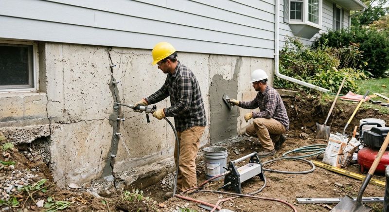 Concrete Foundation Repair in Eden, NC