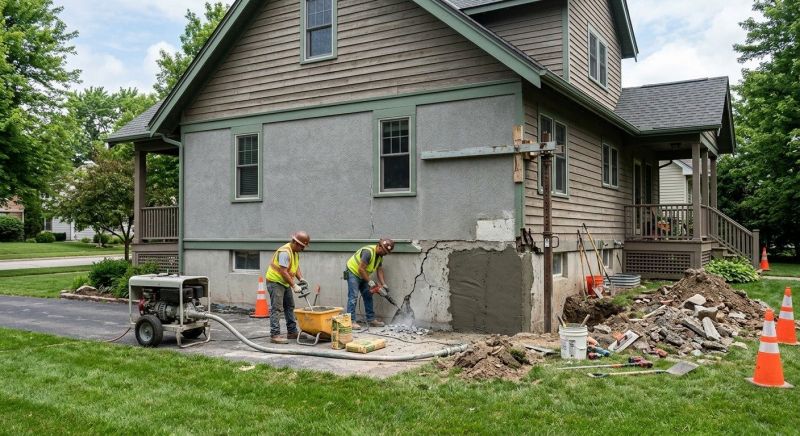 Concrete Foundation Repair in Madison, NC