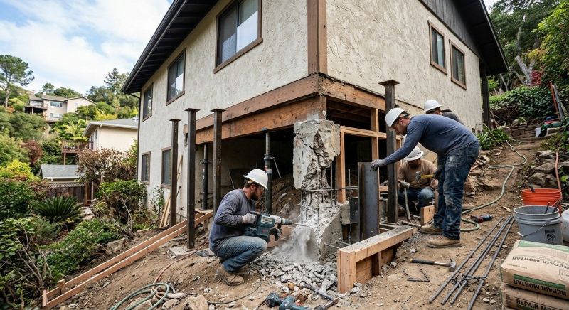 Concrete Foundation Repair in Stuart, VA