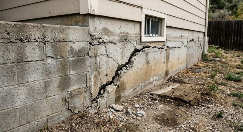 Cracked Foundation Repair in Rocky Mount, VA
