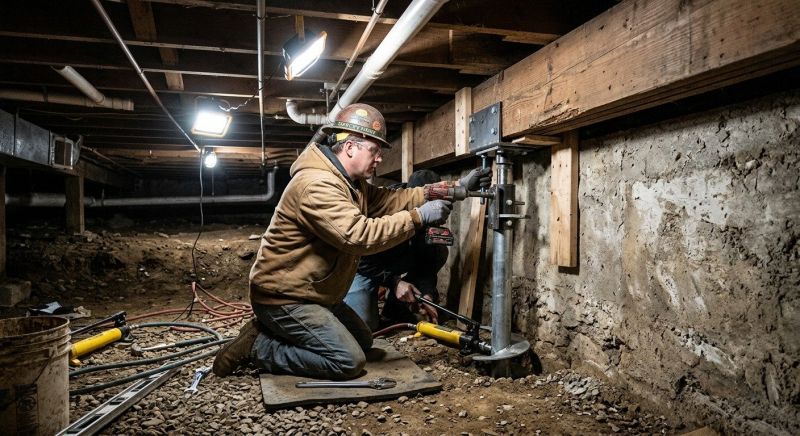 Crawlspace Foundation Repair in Franklin County, VA