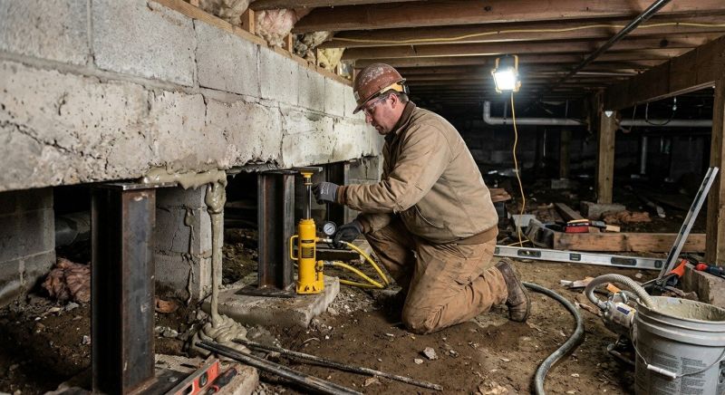 Crawlspace Foundation Repair in Stuart, VA