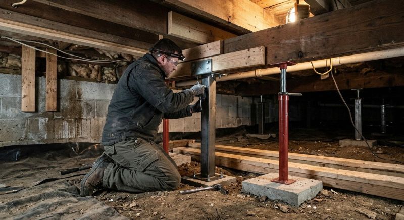 Crawlspace Structural Repair in Martinsville, VA