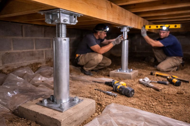 Crawlspace Structural Repair in Martinsville, VA