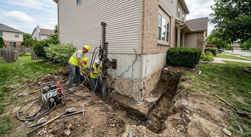 Foundation Damage Repair in Axton, VA