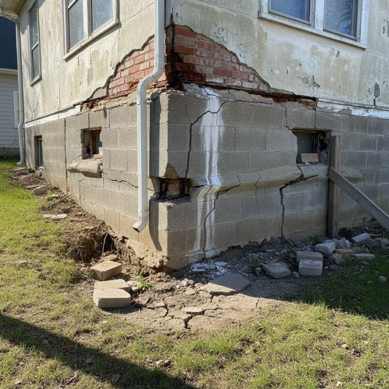Foundation Damage Repair in Dry Fork, VA