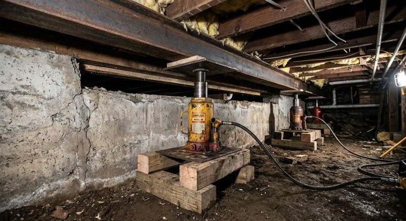 Foundation Jacking in Axton, VA