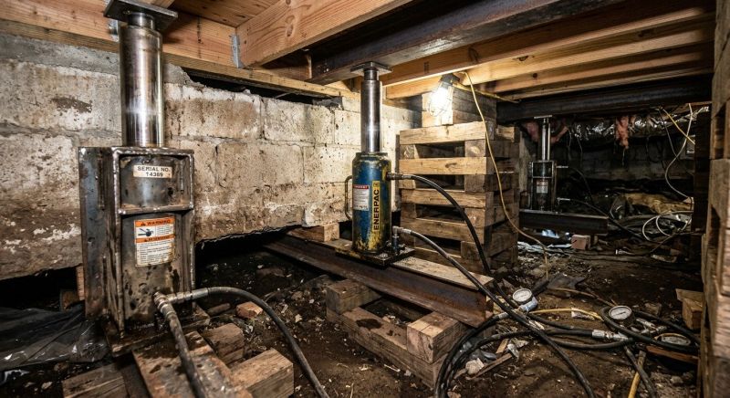 Foundation Jacking in Dry Fork, VA