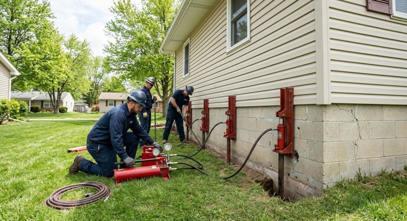 Foundation Jacking in Franklin County, VA