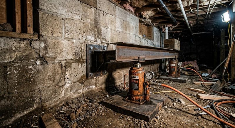 Foundation Jacking in Franklin County, VA