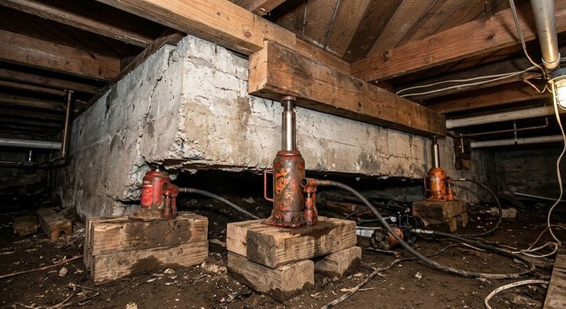 Foundation Jacking in Martinsville, VA