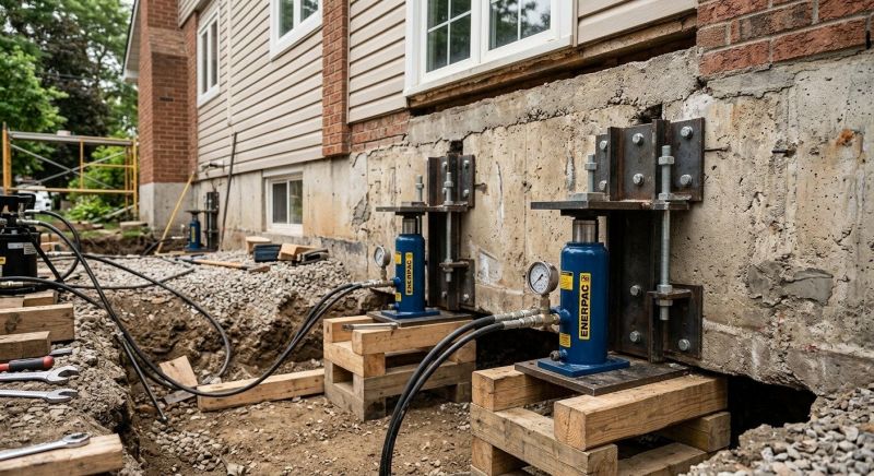 Foundation Jacking in Martinsville, VA