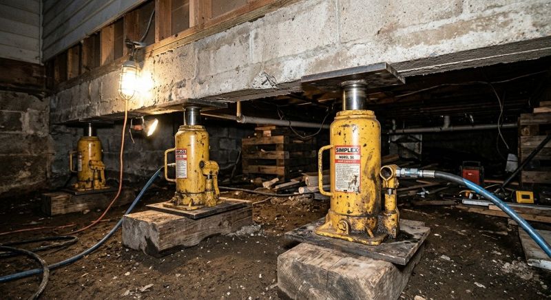 Foundation Jacking in Madison, NC