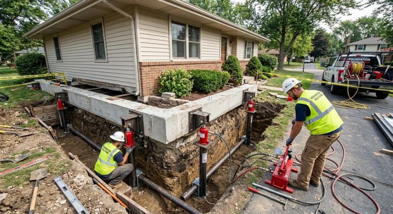 Foundation Jacking in Rocky Mount, VA