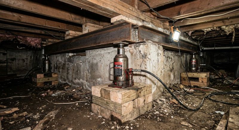 Foundation Jacking in Ruffin, NC