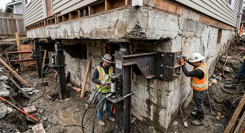 Foundation Lifting in Franklin County, VA