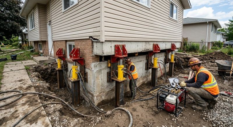 Foundation Lifting in Martinsville, VA