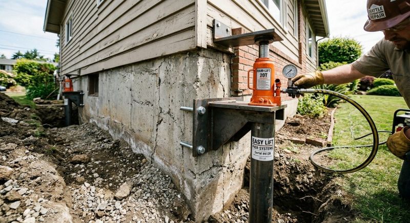 Foundation Lifting in Martinsville, VA