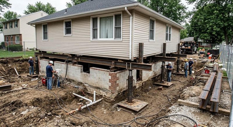 Foundation Lifting in Martinsville, VA