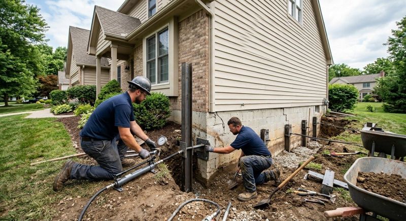 Foundation Pier Repair in Martinsville, VA