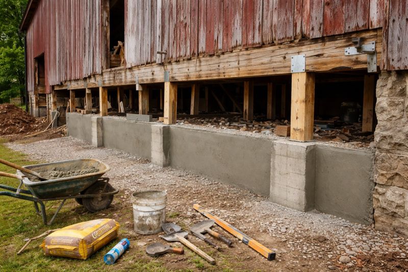 Foundation Renovation in Martinsville, VA