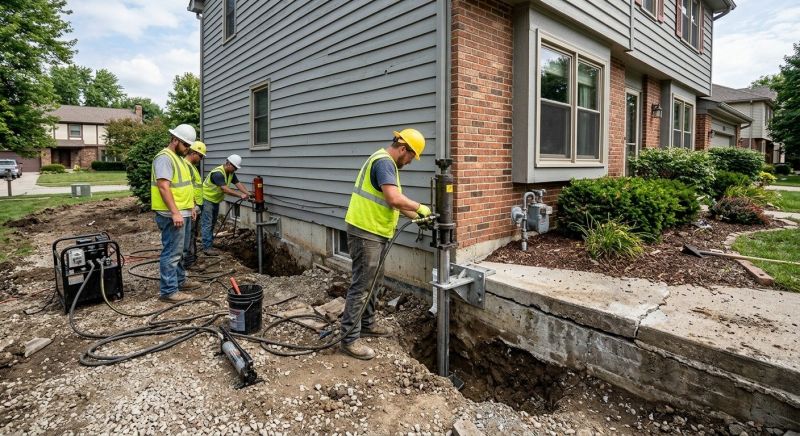Foundation Stabilizing in Axton, VA