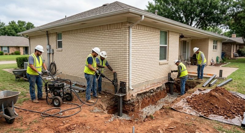 Foundation Stabilizing in Martinsville, VA