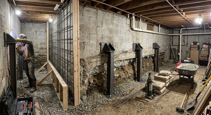 Foundation Stabilizing in Rocky Mount, VA