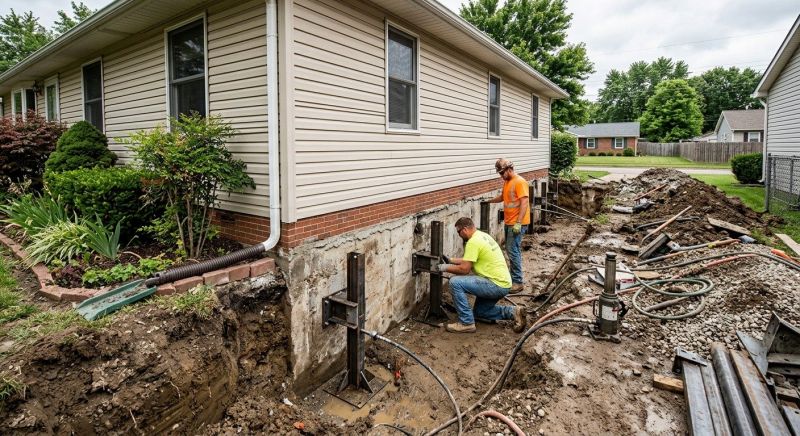 Foundation Stabilizing in Stuart, VA