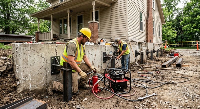 Foundation Stabilizing in Stuart, VA