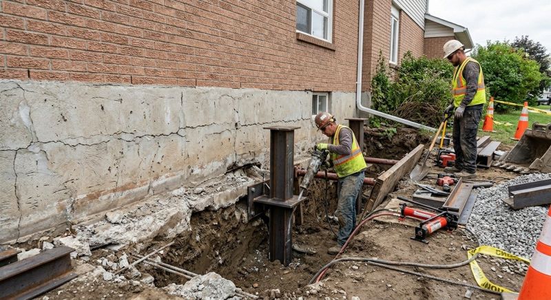 Foundation Structural Repair in Axton, VA