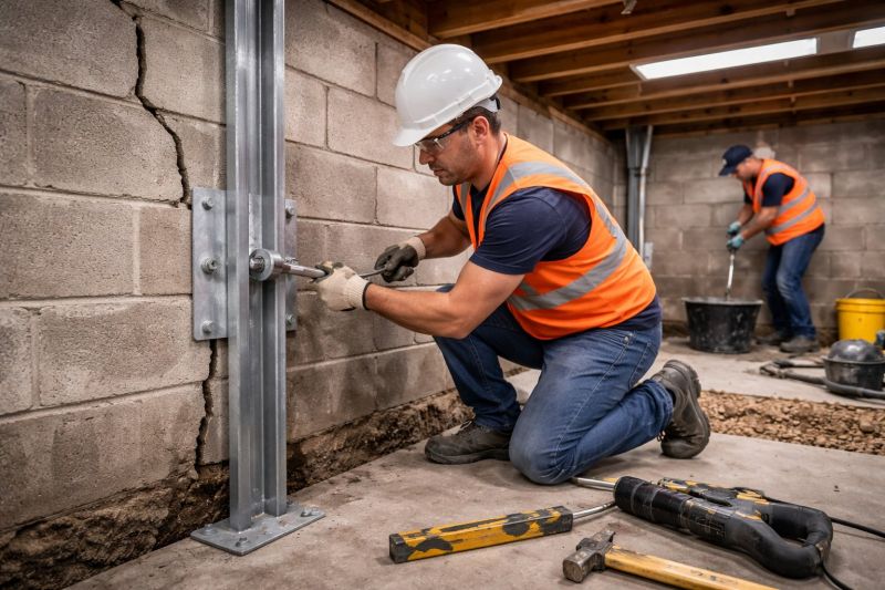 Foundation Structural Repair in Axton, VA