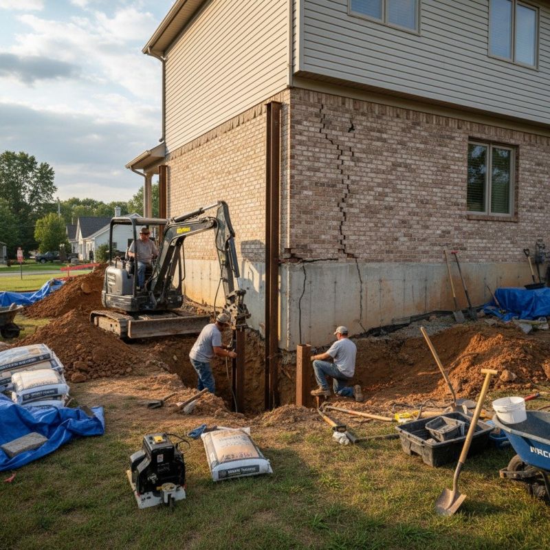 Foundation Structural Repair in Rocky Mount, VA