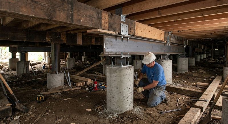 Foundation Underpinning in Martinsville, VA