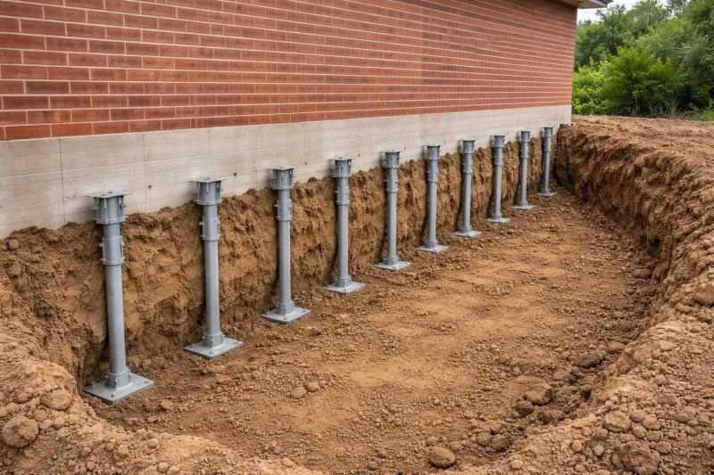 Helical Pile Installation in Martinsville, VA