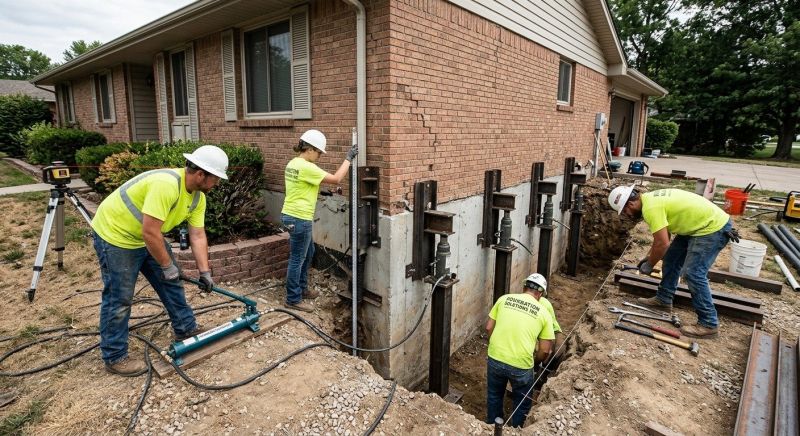 House Foundation Leveling in Martinsville, VA