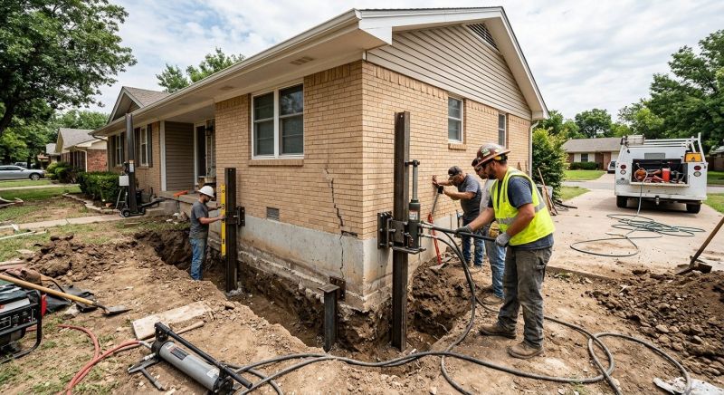 House Foundation Leveling in Martinsville, VA