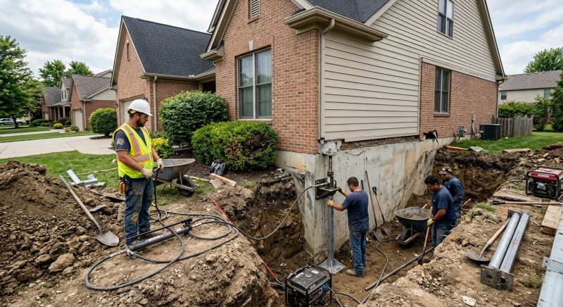 House Foundation Repair in Axton, VA