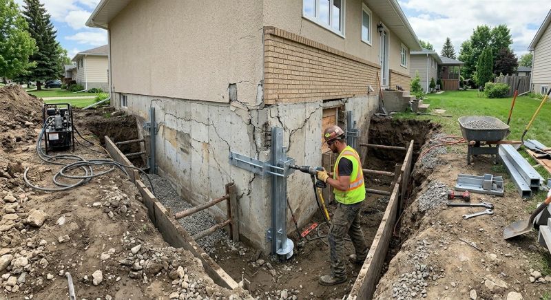 House Foundation Repair in Dry Fork, VA