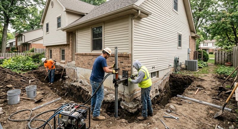 House Foundation Repair in Madison, NC